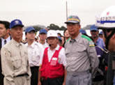 Governor Ishihara and participants of the conference
